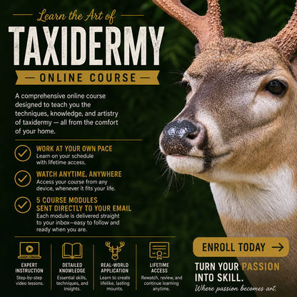 Mounting a Whitetail Deer Tutorial